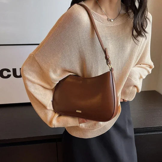 Nord Taschen | Umhängetasche für Damen - Elegante Schultertasche aus hochwertigem Leder mit praktischer Form