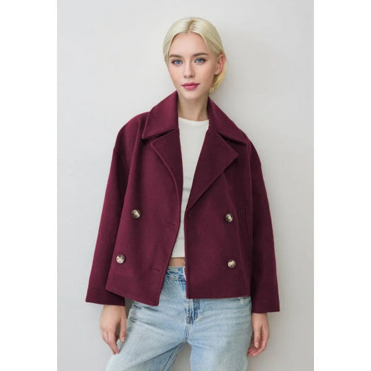Damen Jacke mit Kurzschnitt & Doppelreiher | Nord Taschen