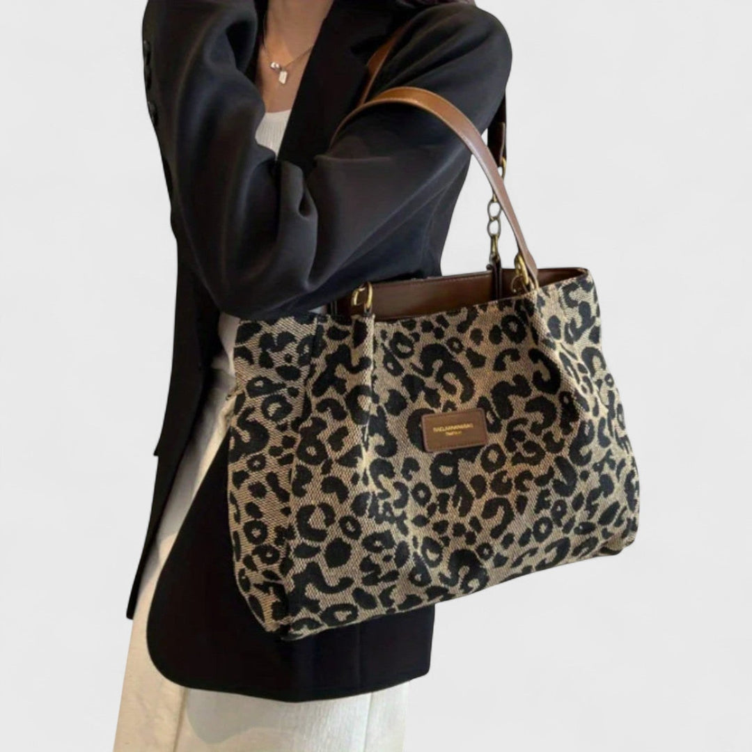 Nord Taschen | Leopardenmuster-Shopper