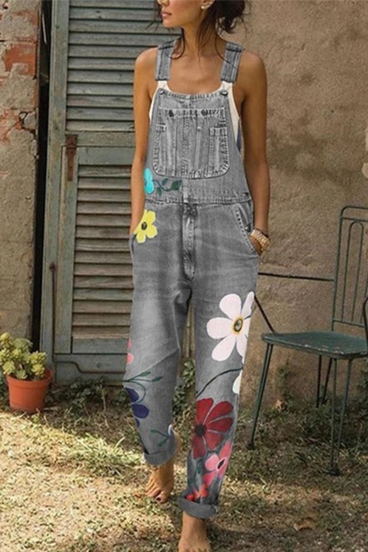 Nord Taschen | Ärmelloser Denim-Overall