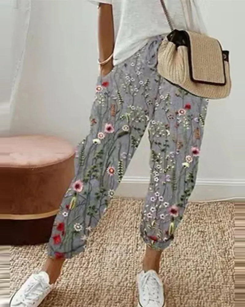 Freizeithose für Damen aus Baumwolle