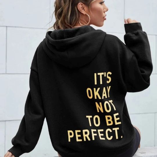 Nord Taschen Damen Hoodie mit Rückenprint und Kapuze