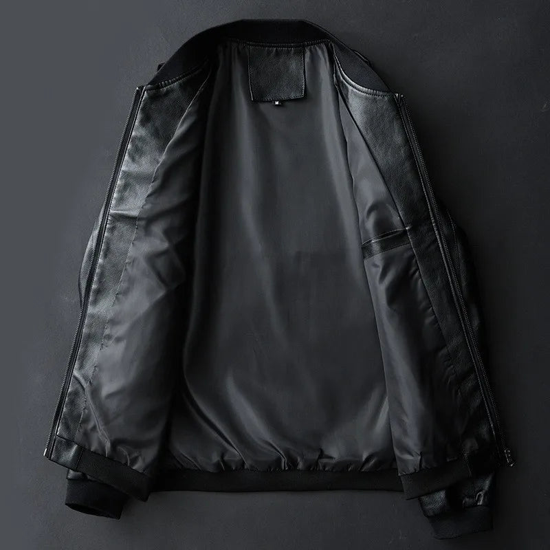 Modische Lederjacke für Herren Avellé