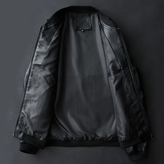 Modische Lederjacke für Herren Avellé