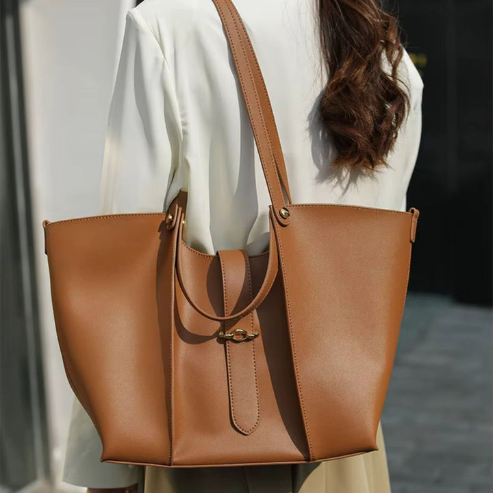 Nord Taschen | Tragetasche für Damen - Hochwertiges Design aus echtem Leder mit geräumigem Innenraum