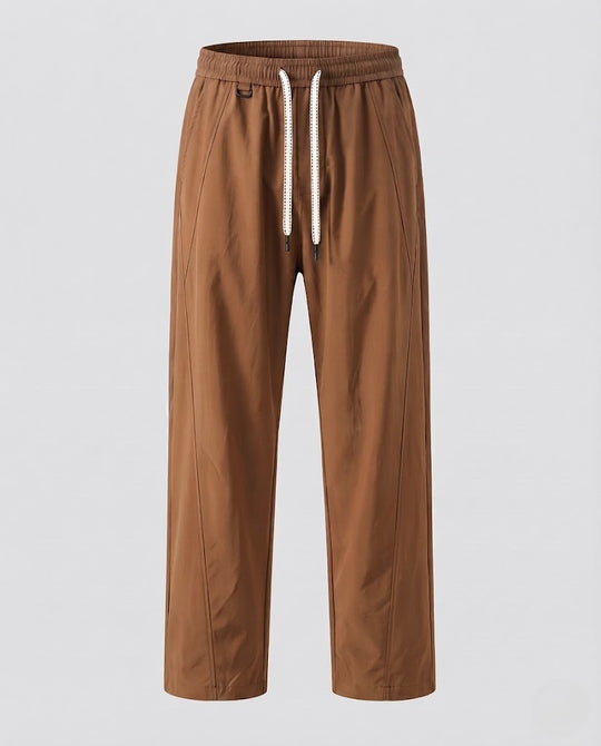 Herren Weite Outdoor-Freizeithose mit Tunnelzugbund und geradem Bein Nord Taschen