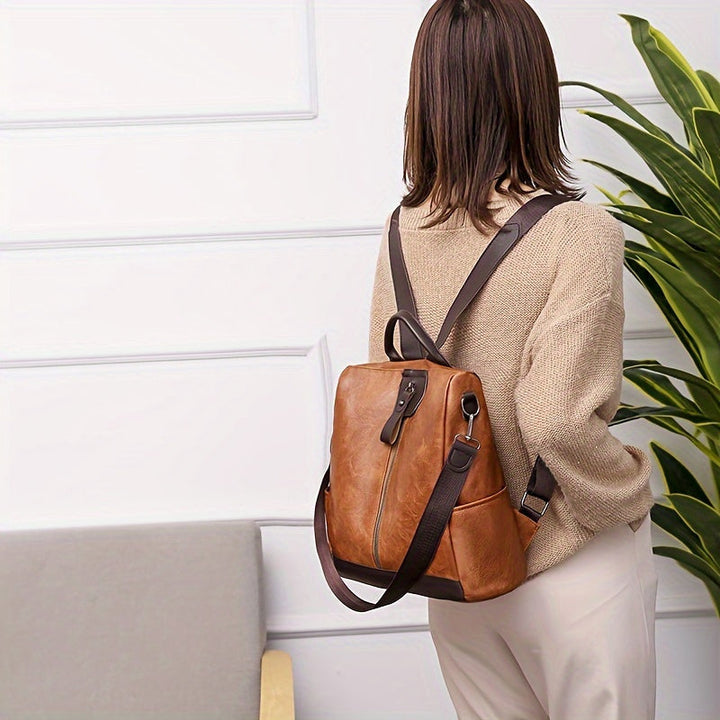 Diebstahlsicherer Damen Rucksack Vegan | Anti-Diebstahl City-Backpack