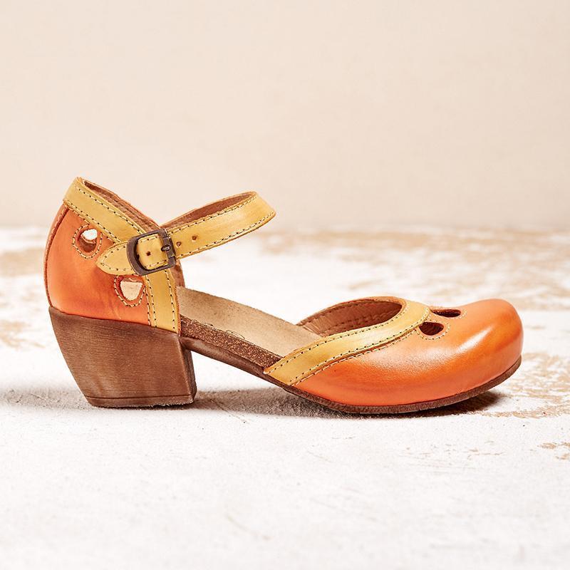 Sandalen mit Niedrigen Absätzen