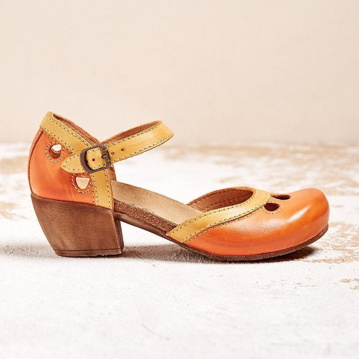 Sandalen mit Niedrigen Absätzen