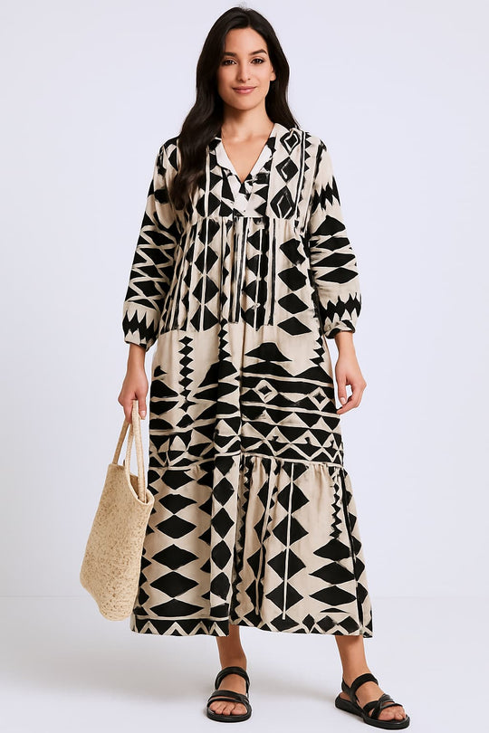 Bedrucktes Hemdkleid