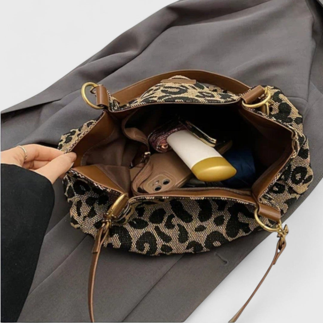 Nord Taschen | Leopardenmuster-Shopper