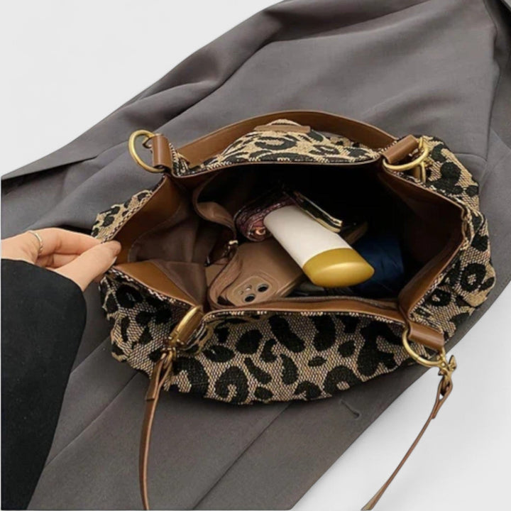 Nord Taschen | Leopardenmuster-Shopper