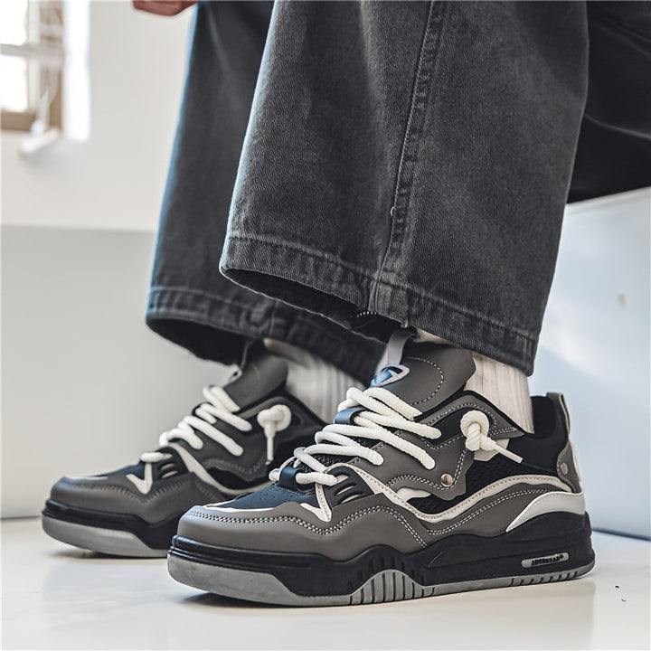 Damen Sneaker mit geometrischem Muster bequem