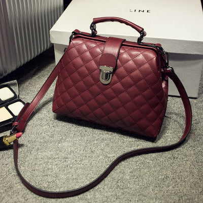 Damen elegante Handtasche mit modernem Steppmuster Nord Taschen