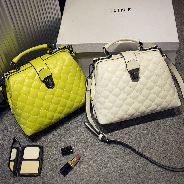 Damen elegante Handtasche mit modernem Steppmuster Nord Taschen