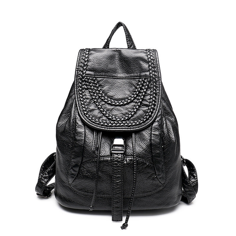 Damen Rucksack mit geflochtenem Detail Nord Taschen