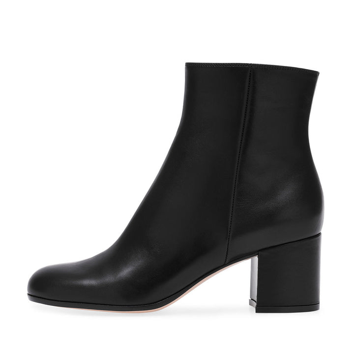 Nord Taschen | Damen Chunky Heel Rund-Toe Mittel-Hügel Stiefel
