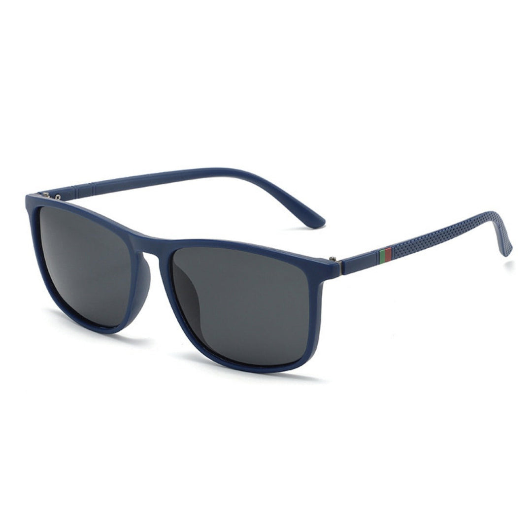 Nord Taschen | UV-Schutz quadratische polarisierte Sonnenbrille mit großem Rahmen