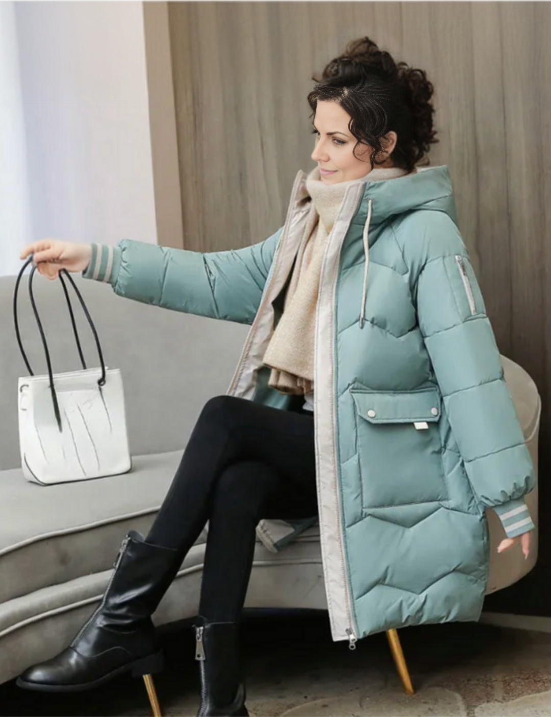 Isolierte Winterjacke