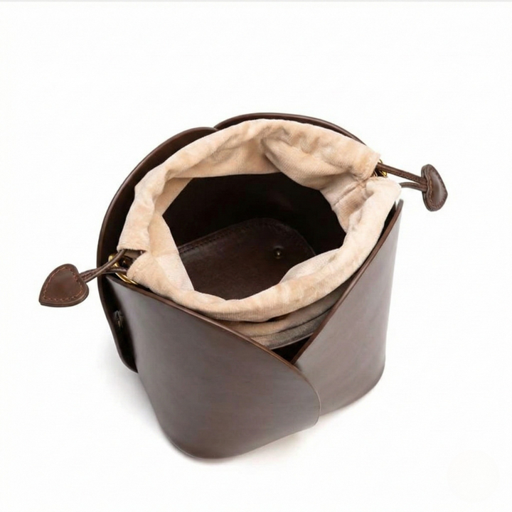 Nord Taschen | Bucket Bag mit gerafftem Kordelzug und Umhängegurt