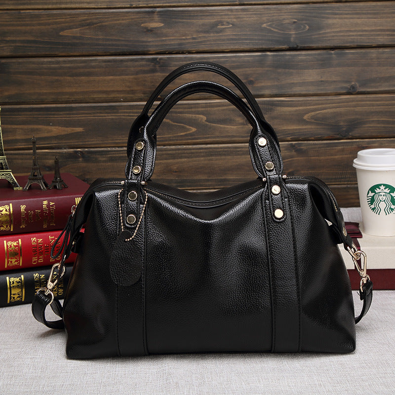 Damen elegante Handtasche mit strukturiertem Design Nord Taschen
