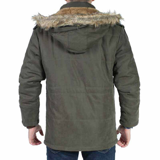 Herren Komfortable Winterparka Nord Taschen