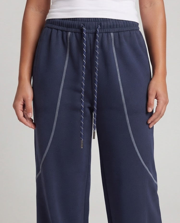 Damen Sportliche Freizeithose mit elastischem Bund und lässigem Schnitt Nord Taschen