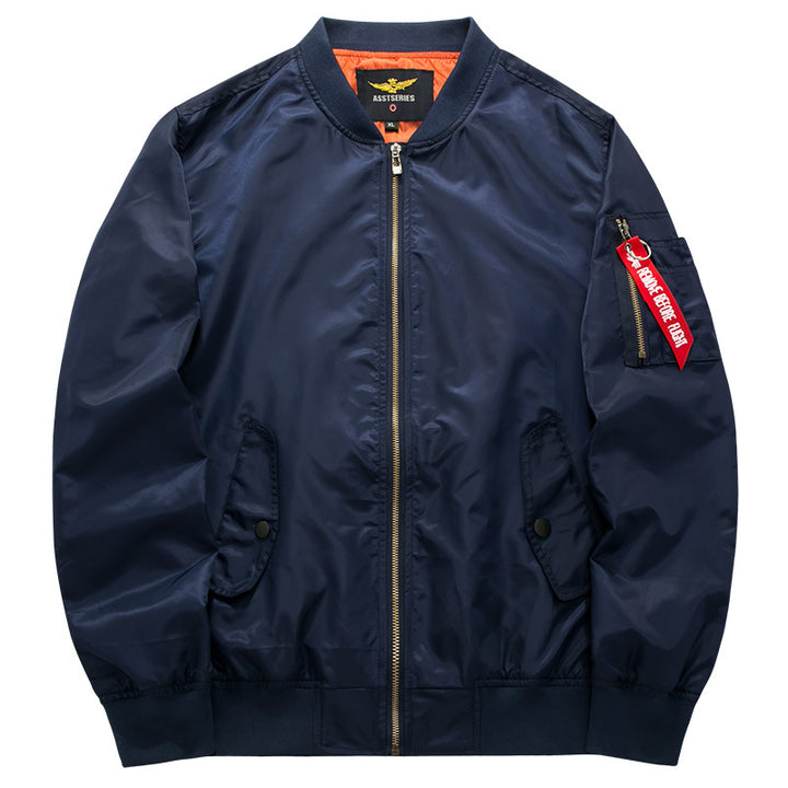 Men's  streamlined commuter bomber jacket with water-resistant nylon shell and sleeve pen pocket Nord Taschen