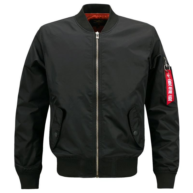 Men's  slim insulated bomber jacket with zip sleeve utility pocket and snap flap hand pockets Nord Taschen