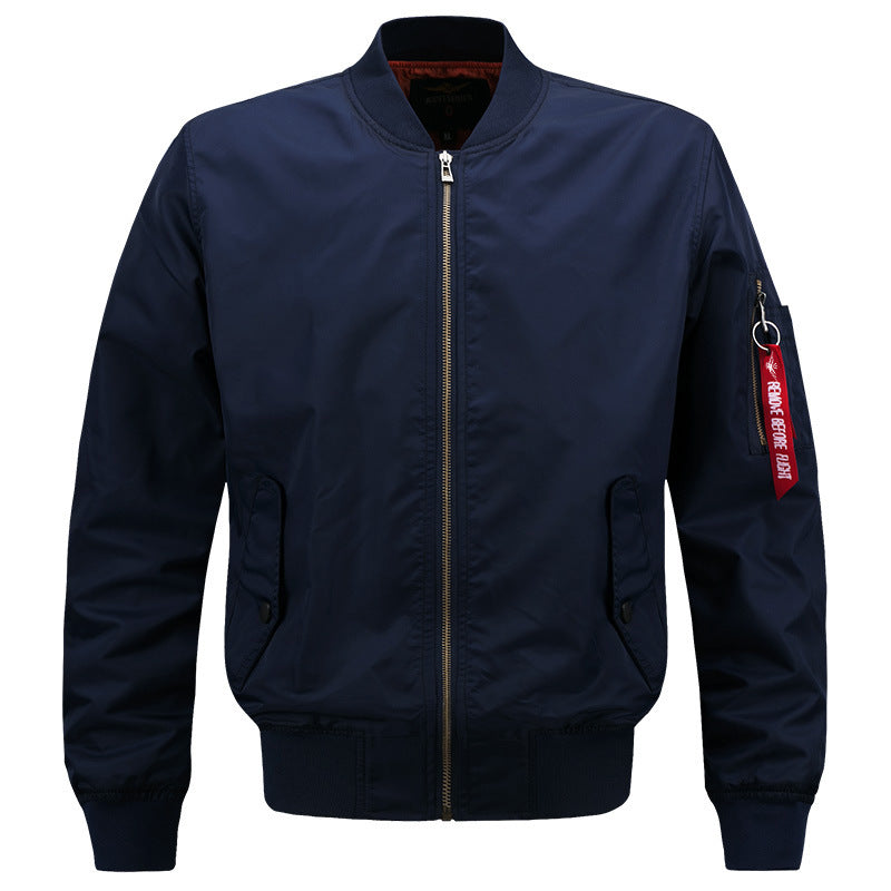 Men's  slim insulated bomber jacket with zip sleeve utility pocket and snap flap hand pockets Nord Taschen