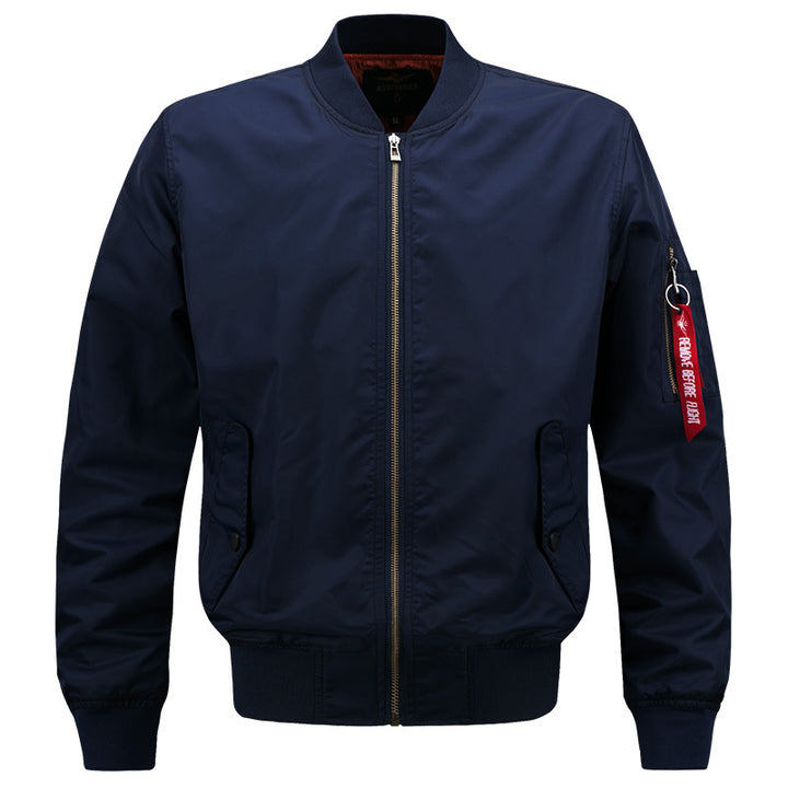 Men's  slim insulated bomber jacket with zip sleeve utility pocket and snap flap hand pockets Nord Taschen