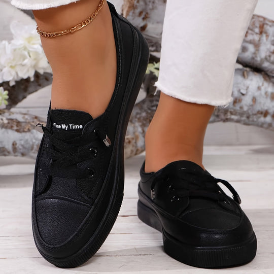 Damen Schnürung Orthopädische Flache Schuhe Arvani