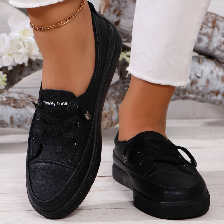 Damen Schnürung Orthopädische Flache Schuhe Nord Taschen