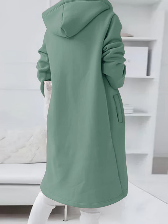 Nord Taschen | Reißverschluss Kordelzug Midi Kapuzenjacke