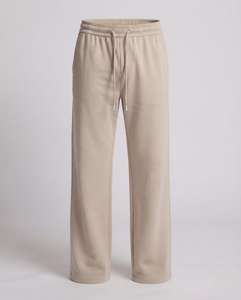 Herren Asymmetrische Hybrid-Hose mit weitem Palazzobein und integriertem Kurzshort Nord Taschen