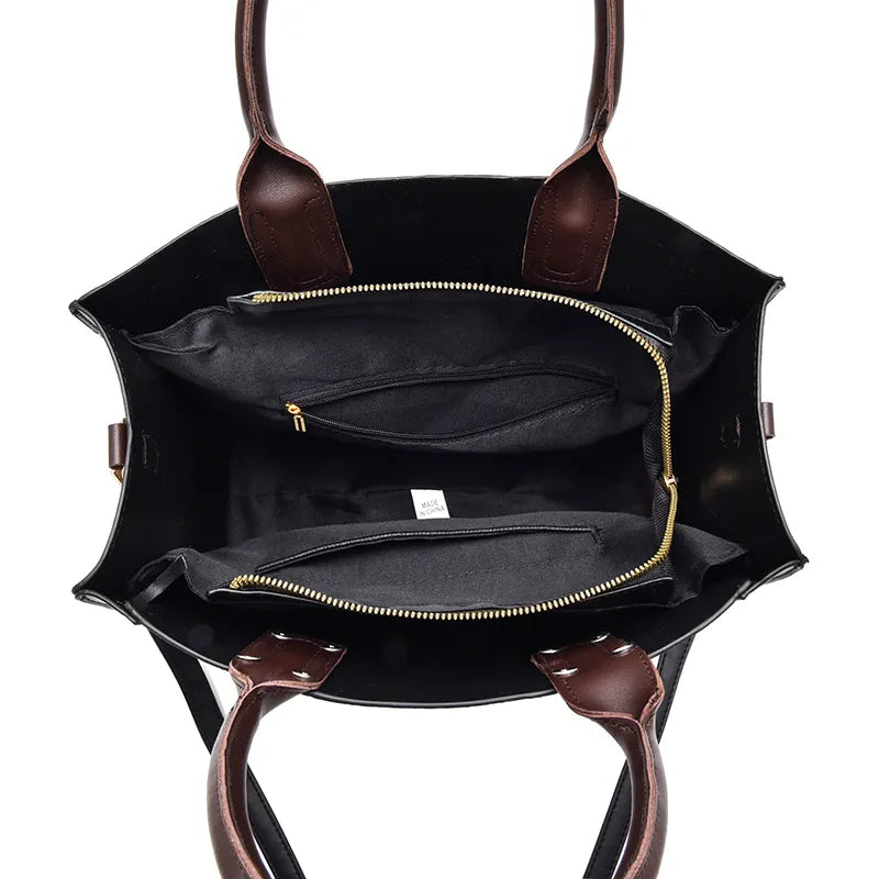 Nord Taschen | Prägte Veganes Leder Top Handle Tote Bag