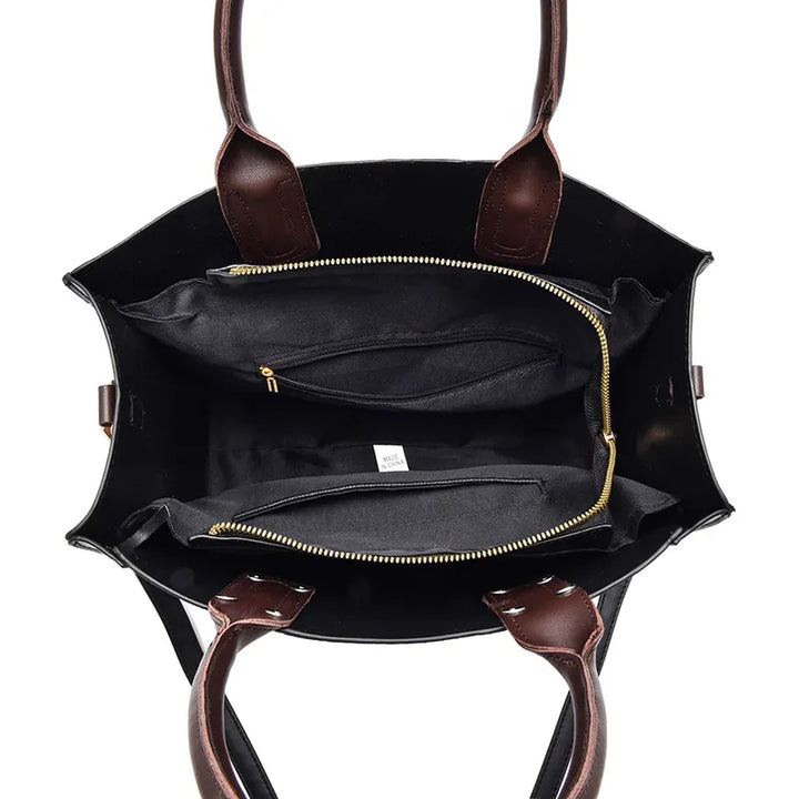 Nord Taschen | Prägte Veganes Leder Top Handle Tote Bag