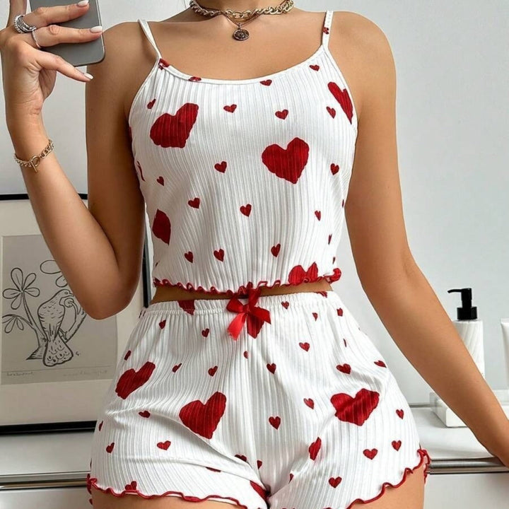 Bedrucktes Pyjama-Set