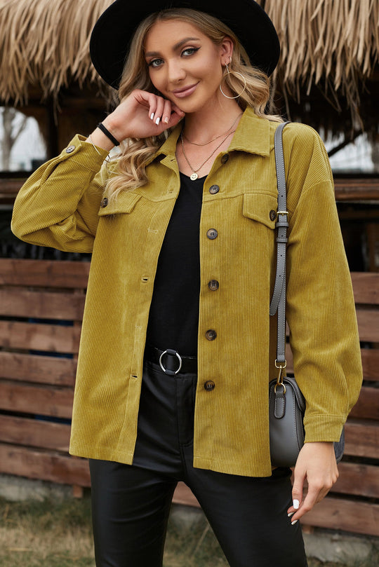 Cordura Langarm Button-Up Shirt Jacke