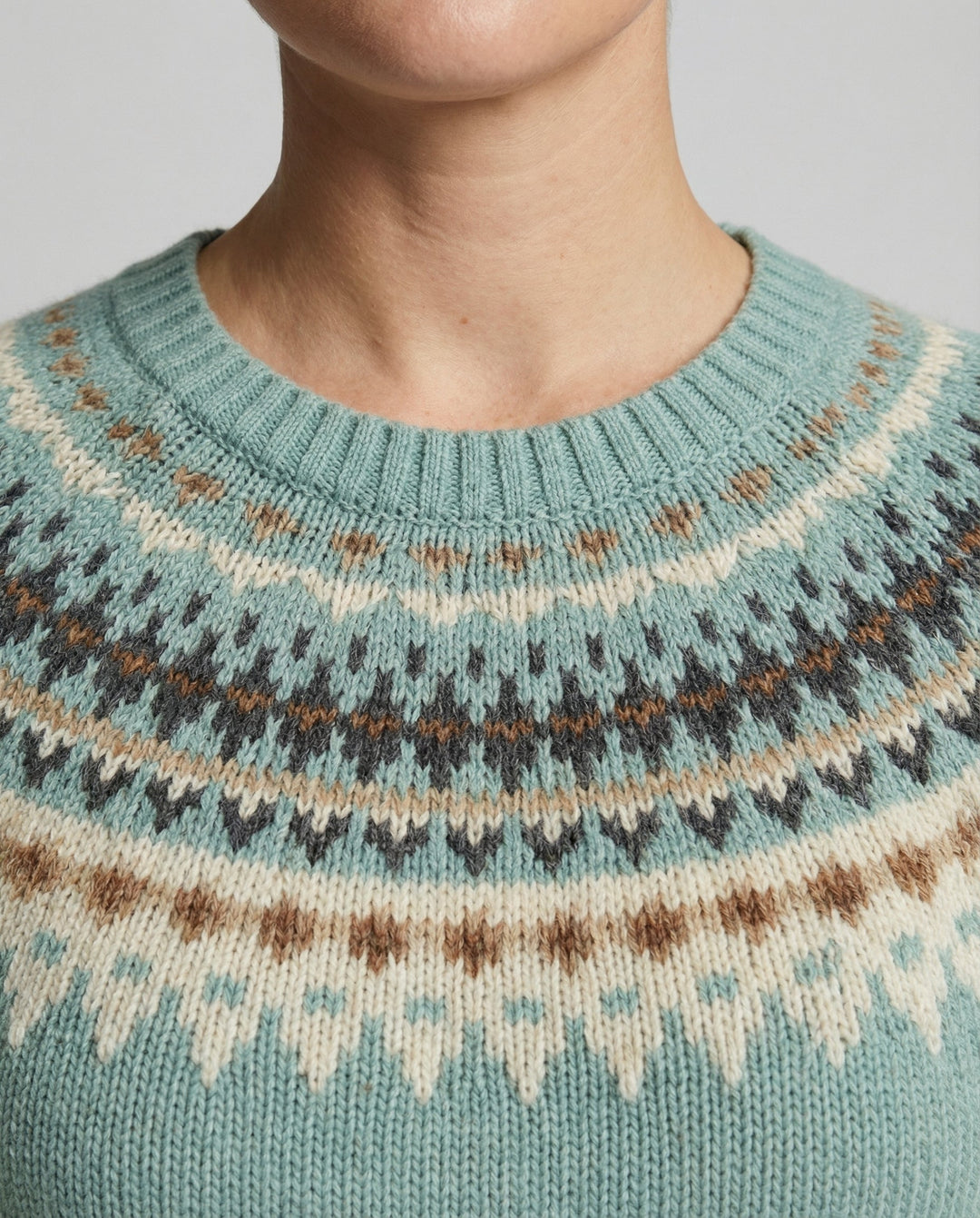 Boho Strickpullover Damen Warm