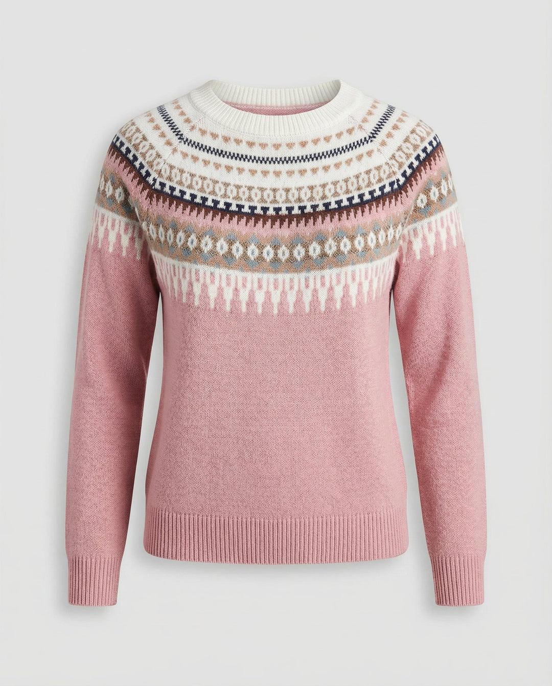 Boho Strickpullover Damen Warm
