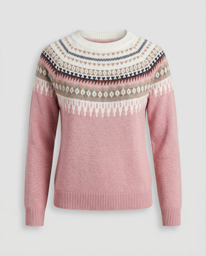 Boho Strickpullover Damen Warm