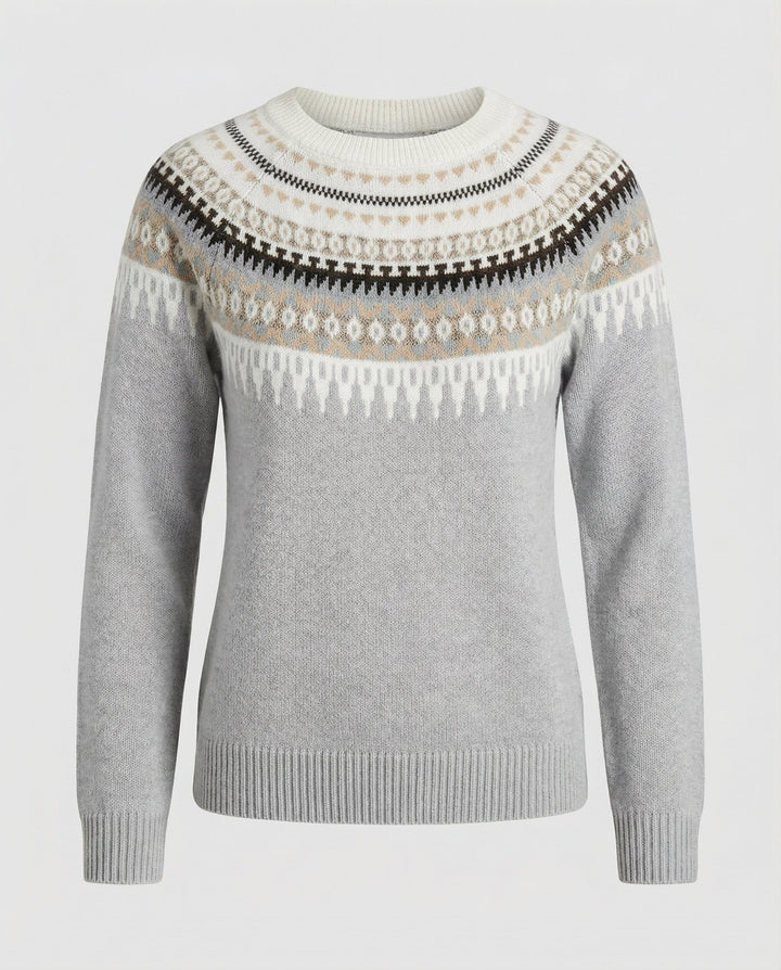 Boho Strickpullover Damen Warm