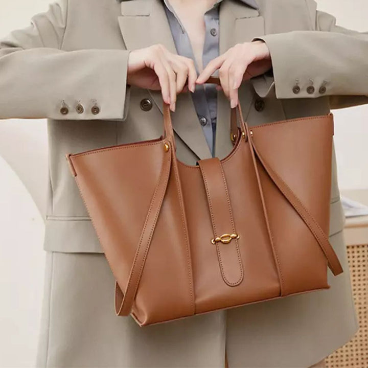 Nord Taschen | Tragetasche für Damen - Hochwertiges Design aus echtem Leder mit geräumigem Innenraum