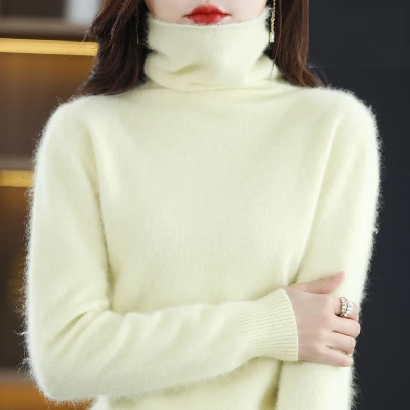 Nord Taschen | Pullover Damen Weicher Rollkragenpullover, Warm & Luxuriöses Design
