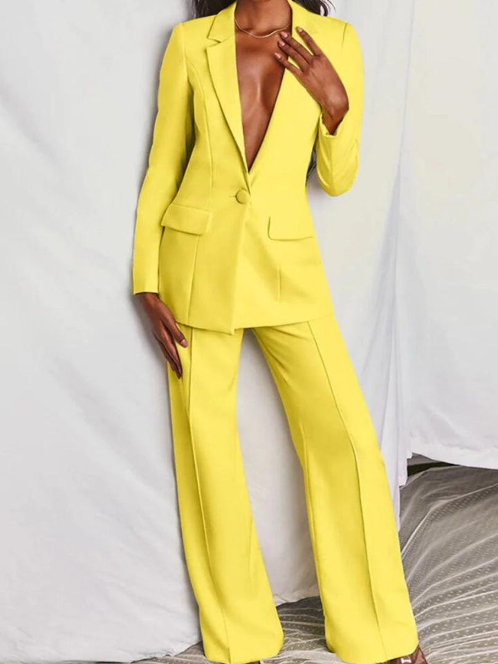 Blazer und Hose Set für Damen Business Kleidung