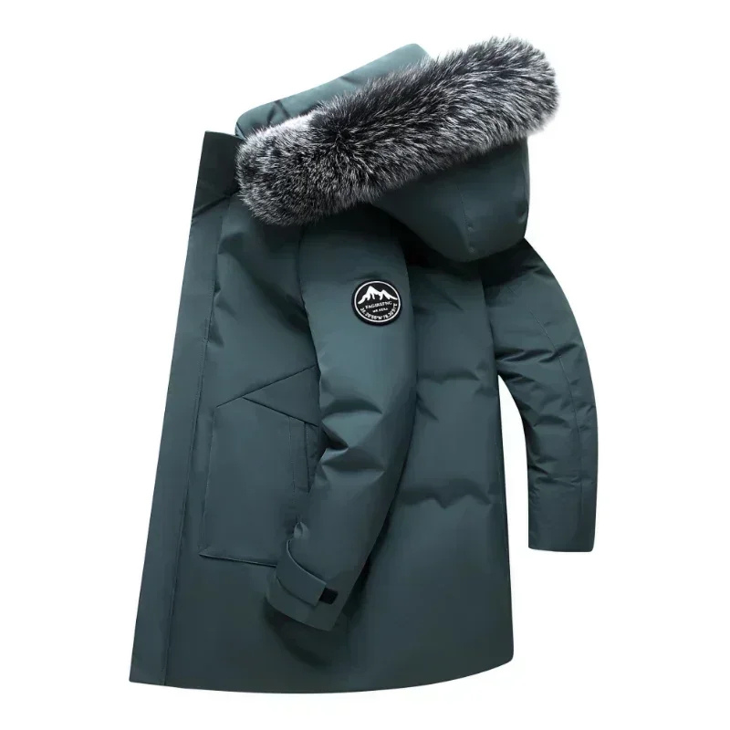 Herren winddichte Winterparka