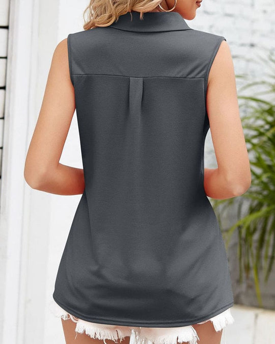 Leichte Ärmellose Bluse