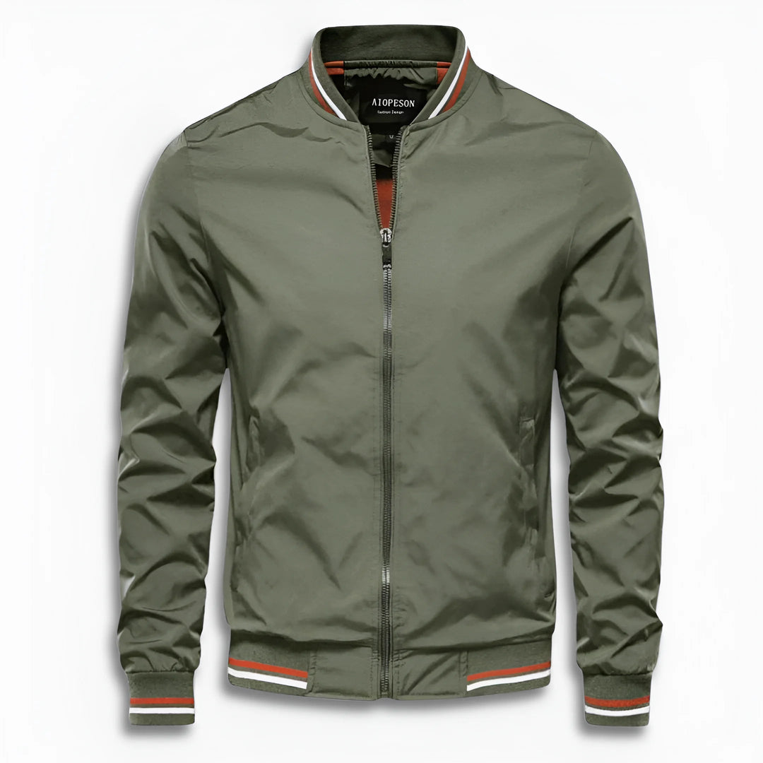 Herren Lässige Übergangsjacke mit Wasserabweisender Oberfläche & Stehkragen Nord Taschen