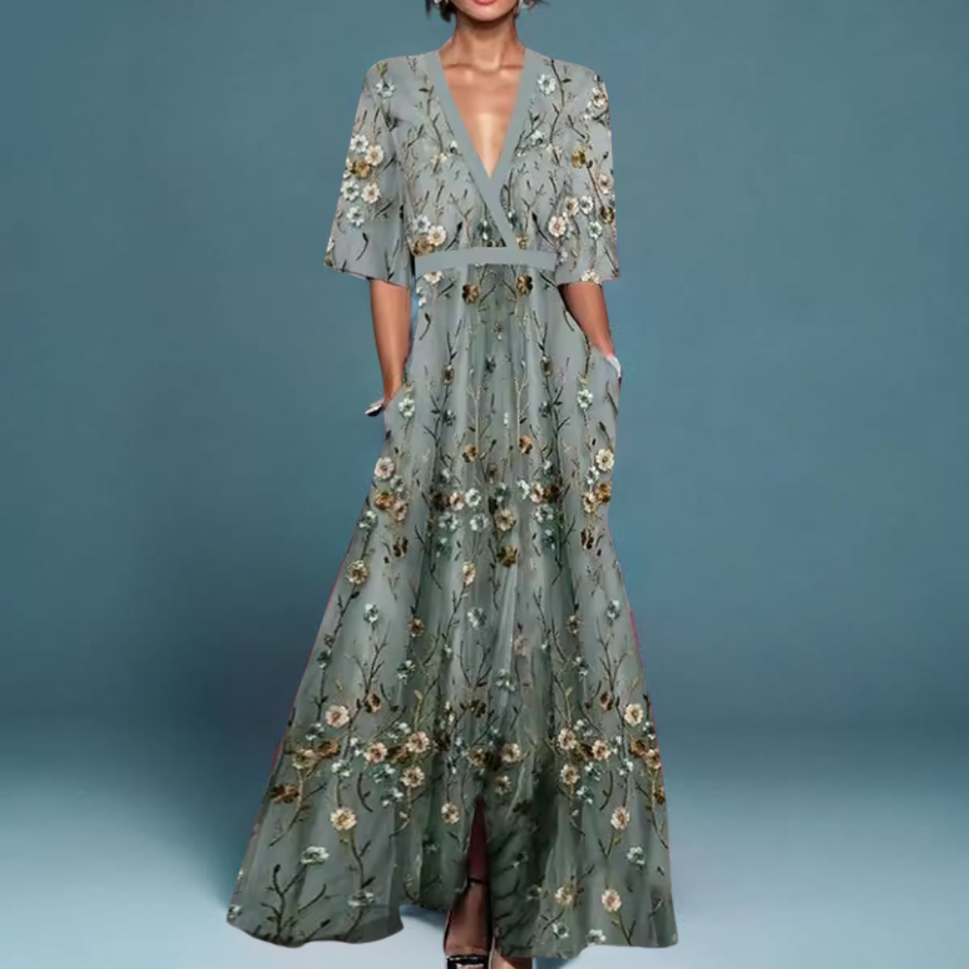 Nord Taschen | Elegantes Blumenkleid